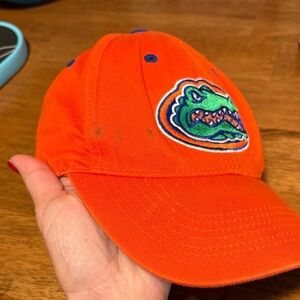 Orange Kids Cap with Embroidered Logo